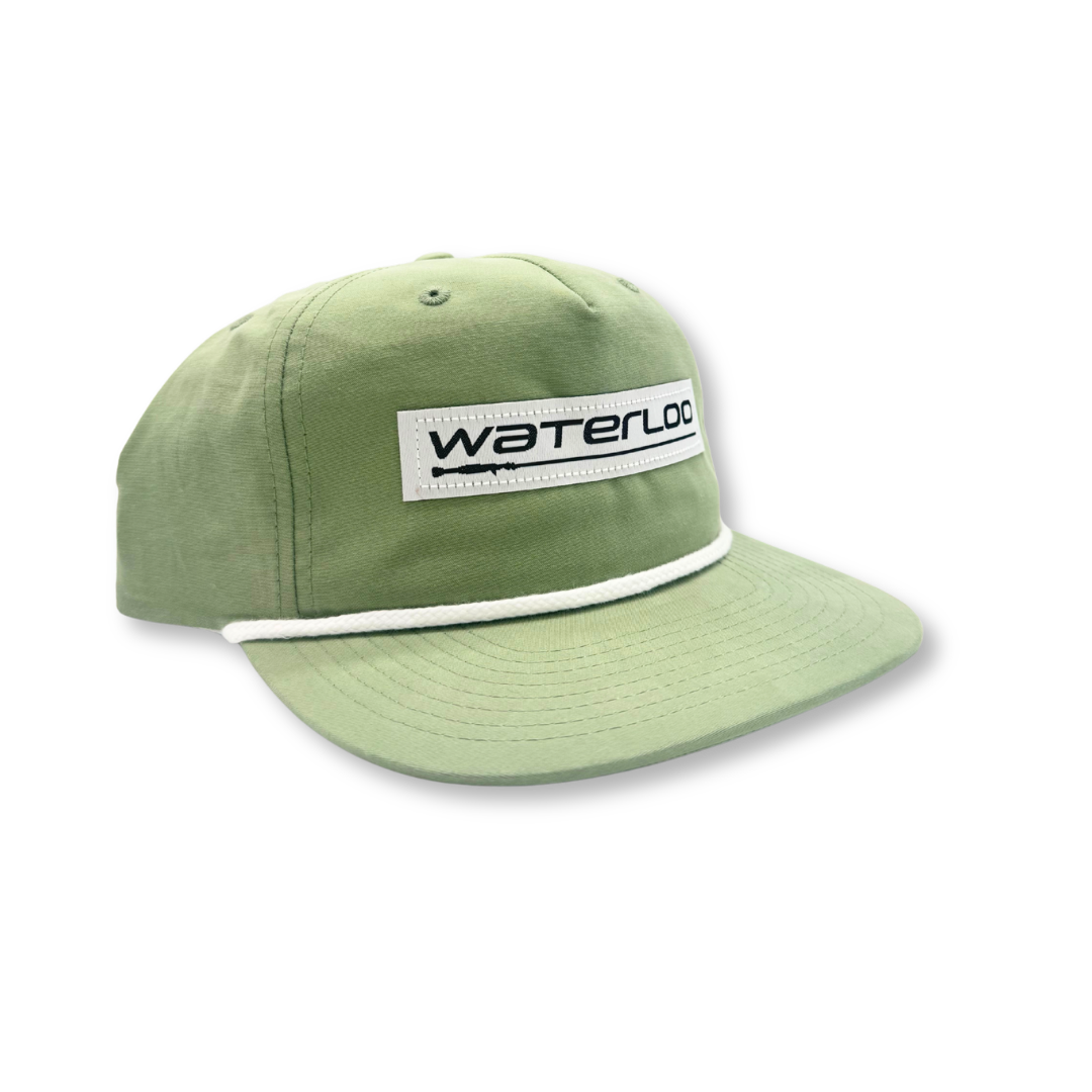 Waterloo Sage and White Rope Cap - Performance Logo