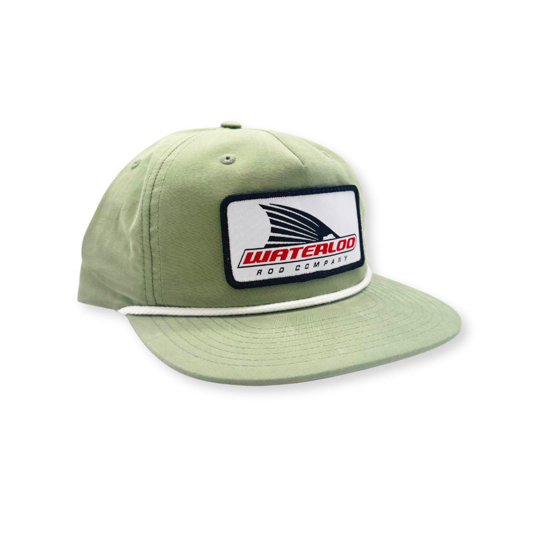 Waterloo Sage and White Rope Cap - Tails Up Logo