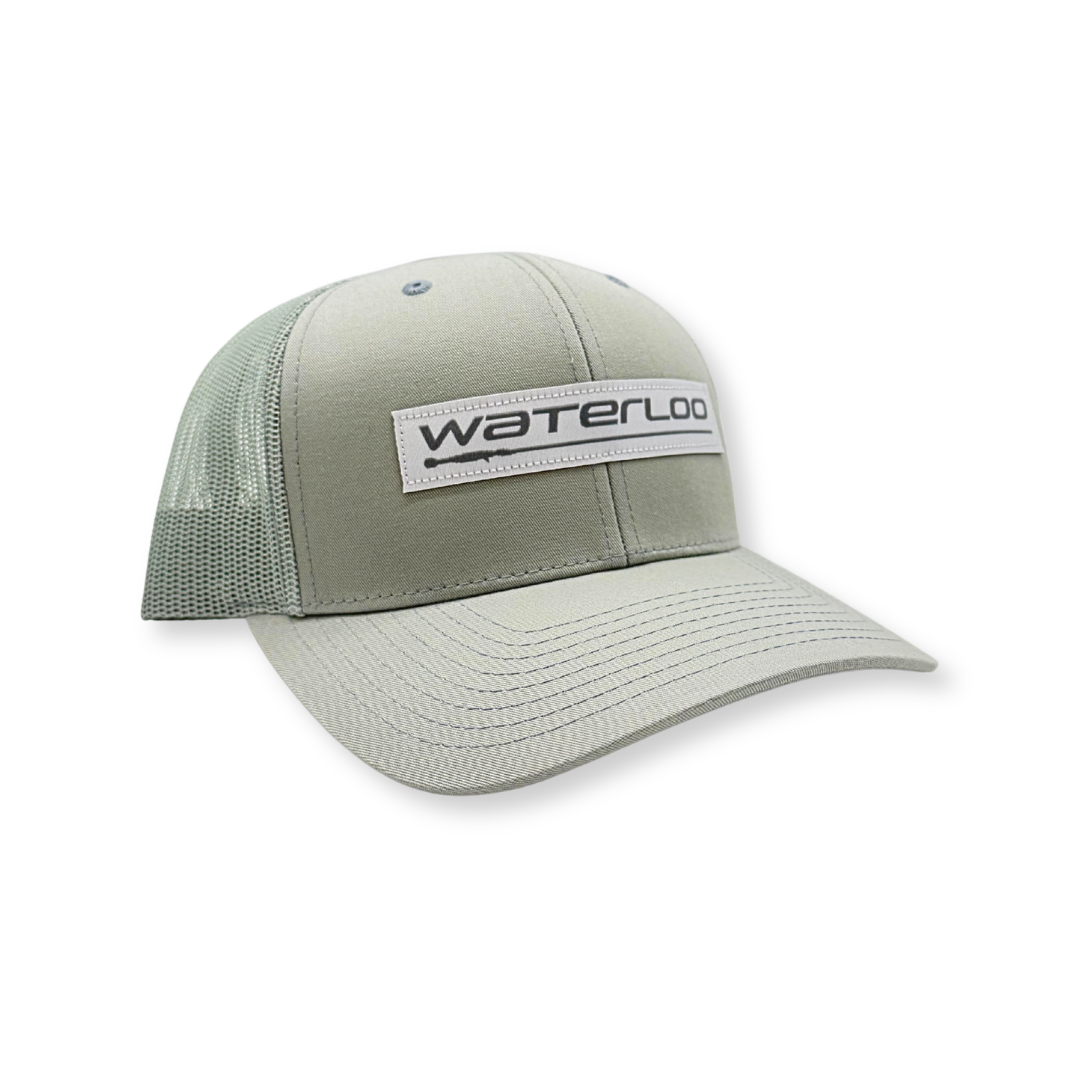 Waterloo Quarry Cap - Light Grey Performance Logo