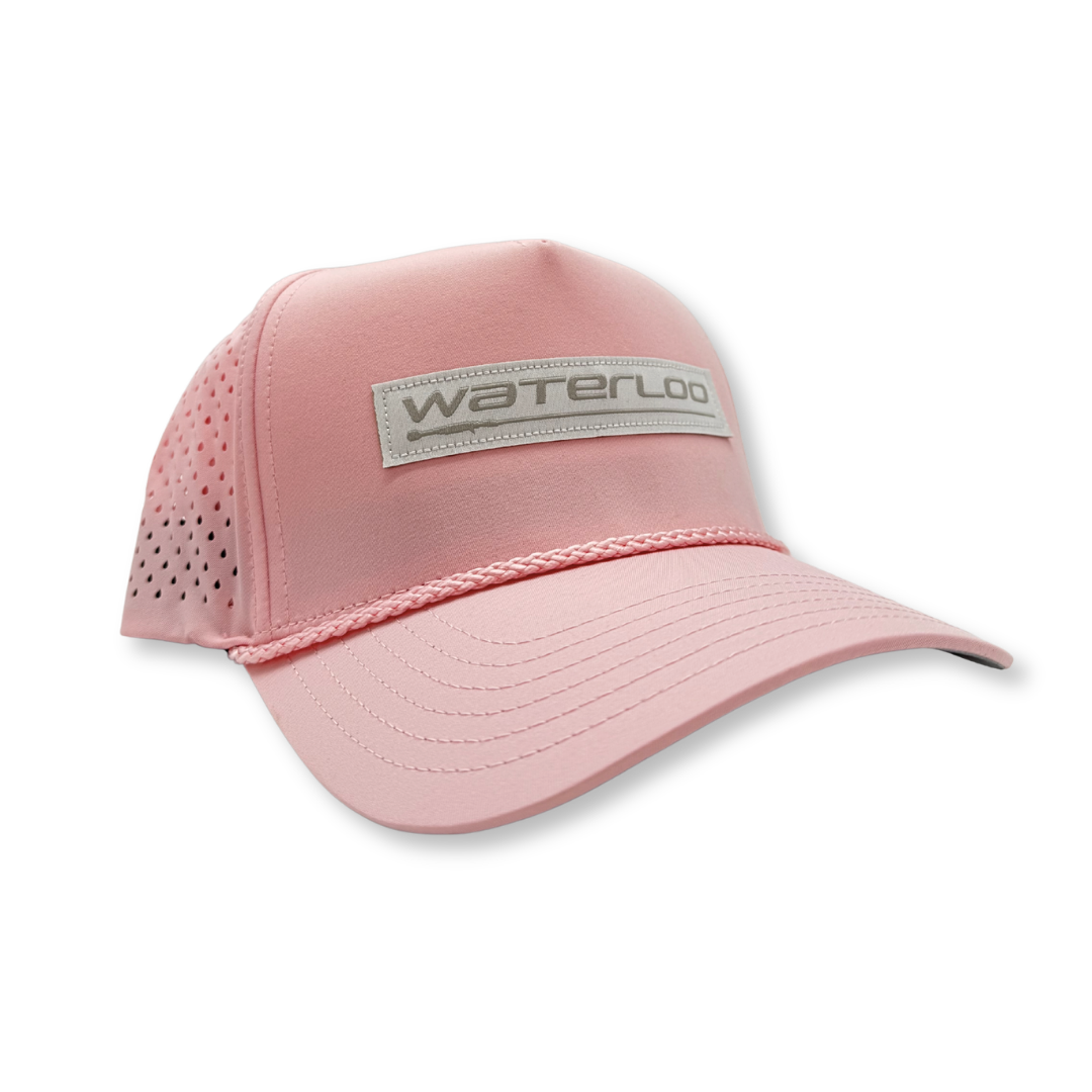 Waterloo Pink with White Rope Cap - Performance Patch