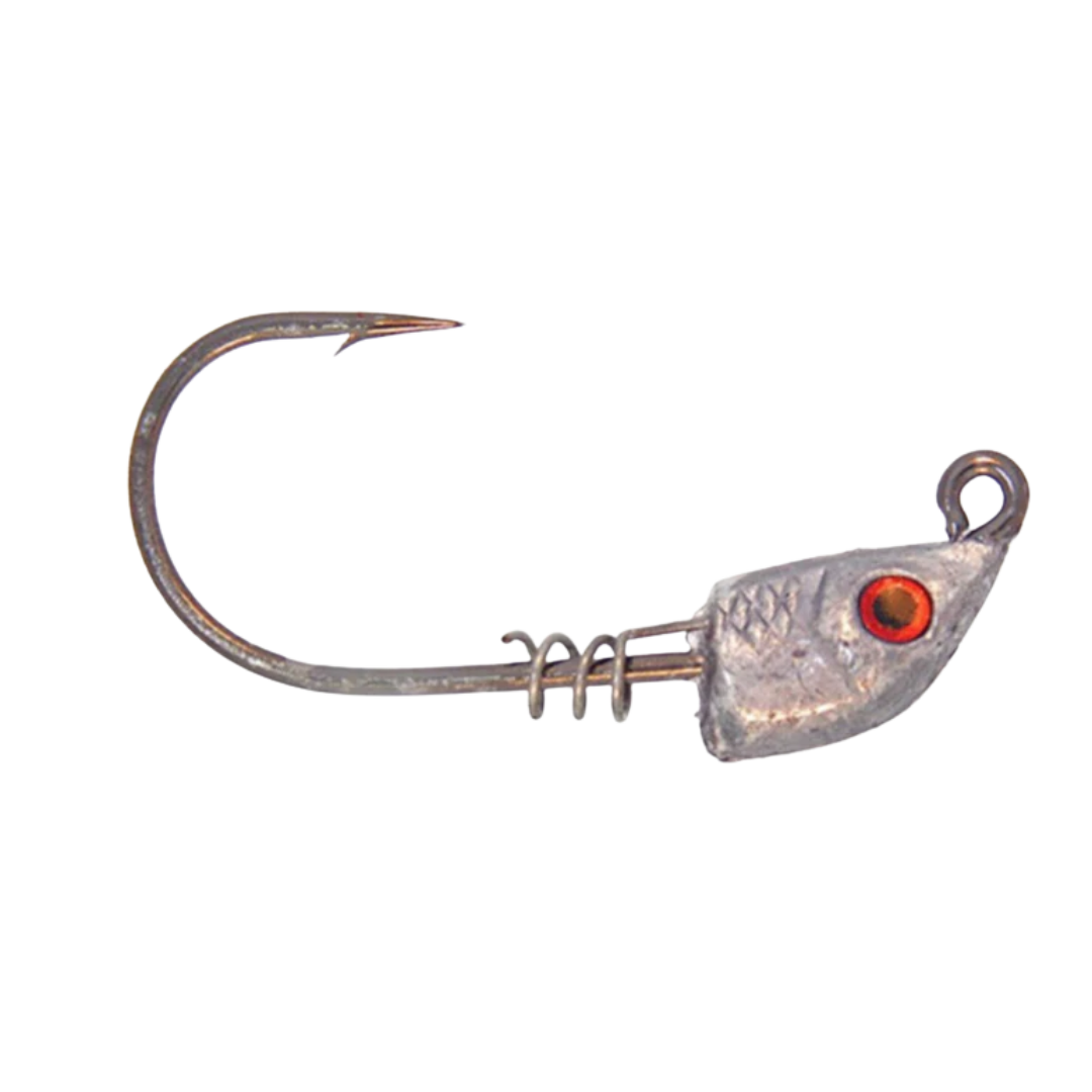 Bass Assassin Spring Lock Jigheads- 3 Count – Waterloo Rods