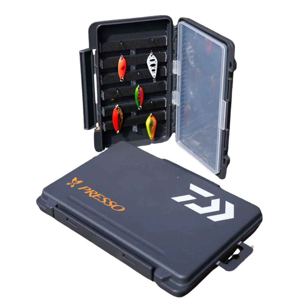 Daiwa Presso Free Board Case 205 Gunmetal – Waterloo Rods