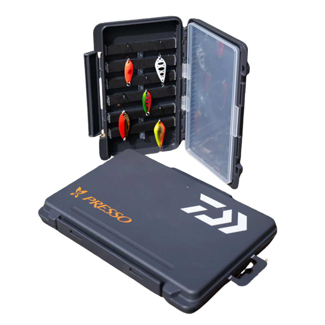 Daiwa Presso Free Board Case 205 Gunmetal – Waterloo Rods