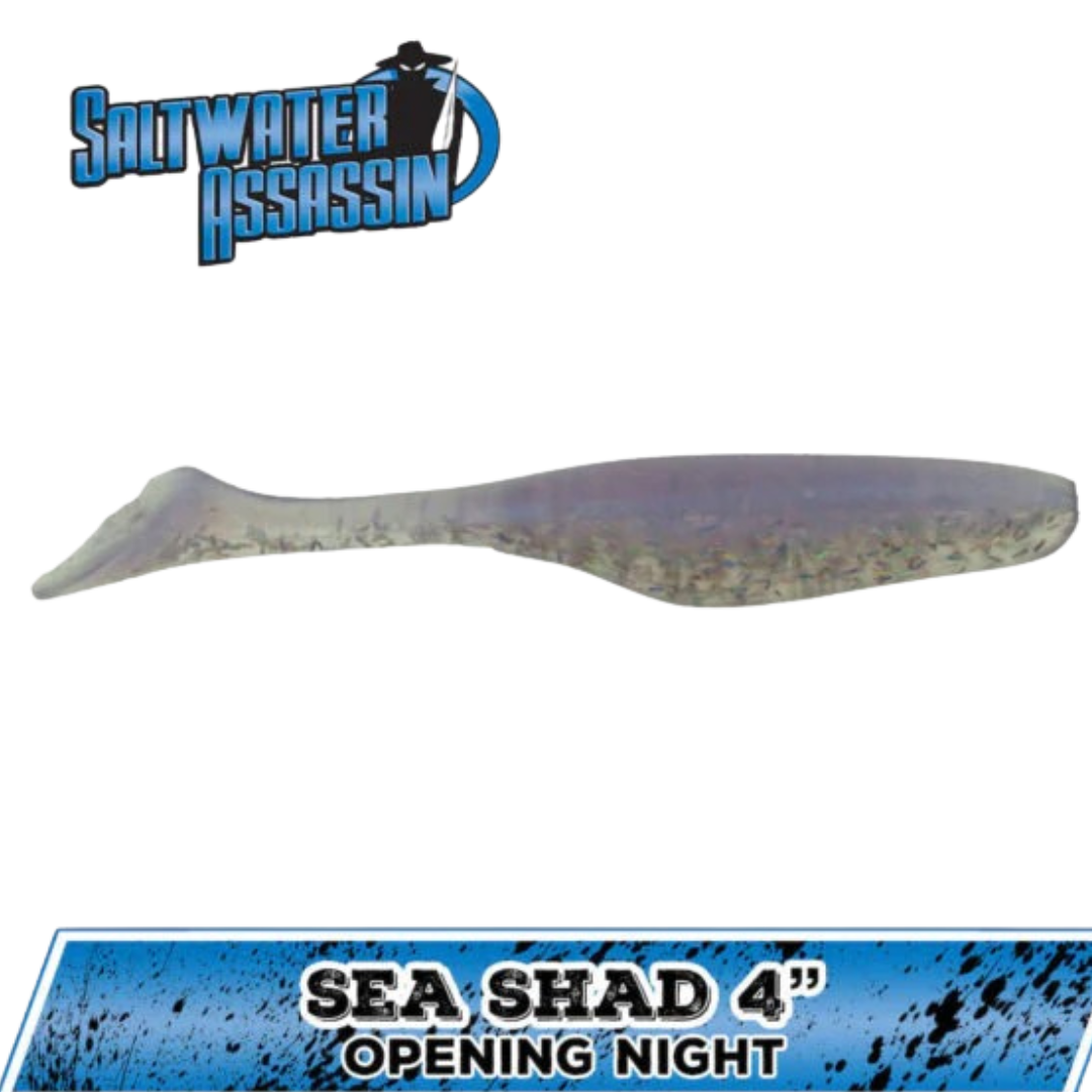 Bass Assassin Sea Shad - Multiple Colors and SIze
