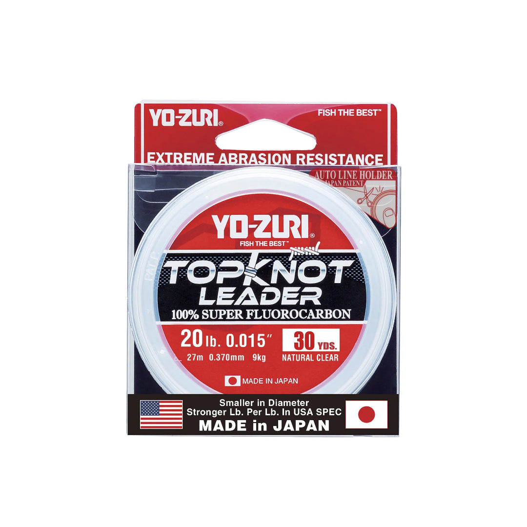 Yo-Zuri Topknot Fluorocarbon Leader 30yd 20lb