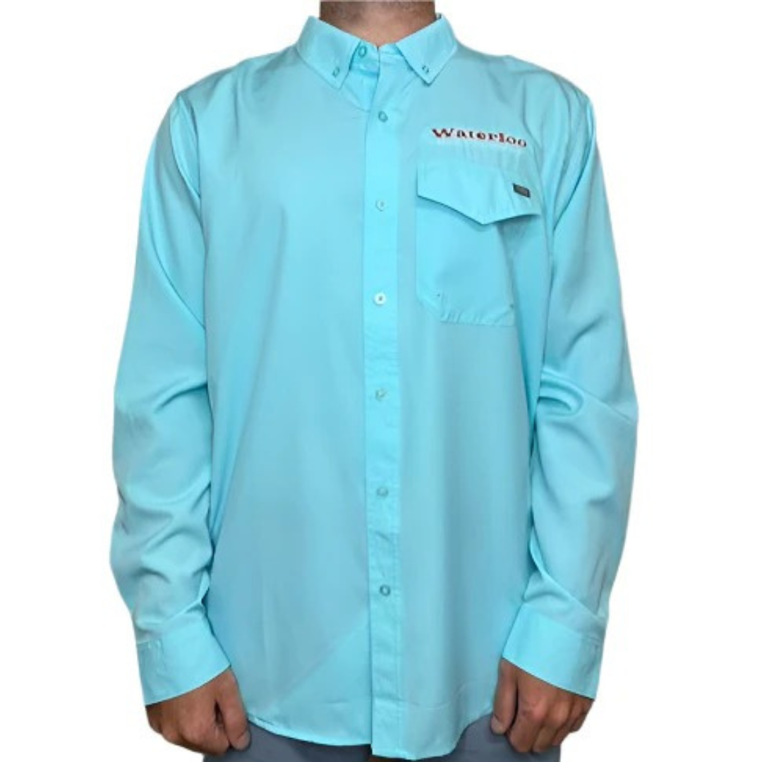 Aftco Palomar Long Sleeve Vented Fishing Shirt - OG Waterloo Logo