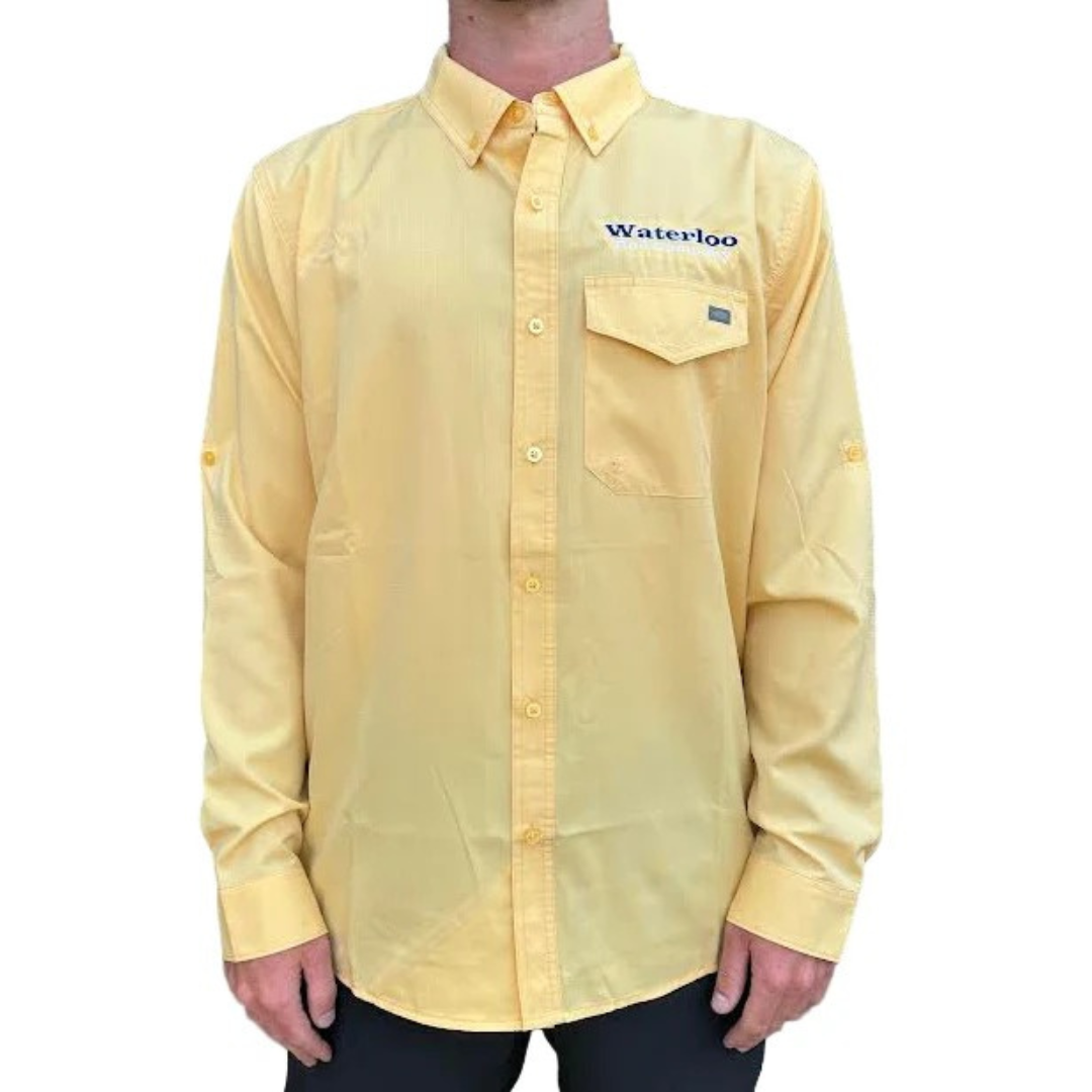 Aftco Palomar Long Sleeve Vented Fishing Shirt - OG Waterloo Logo