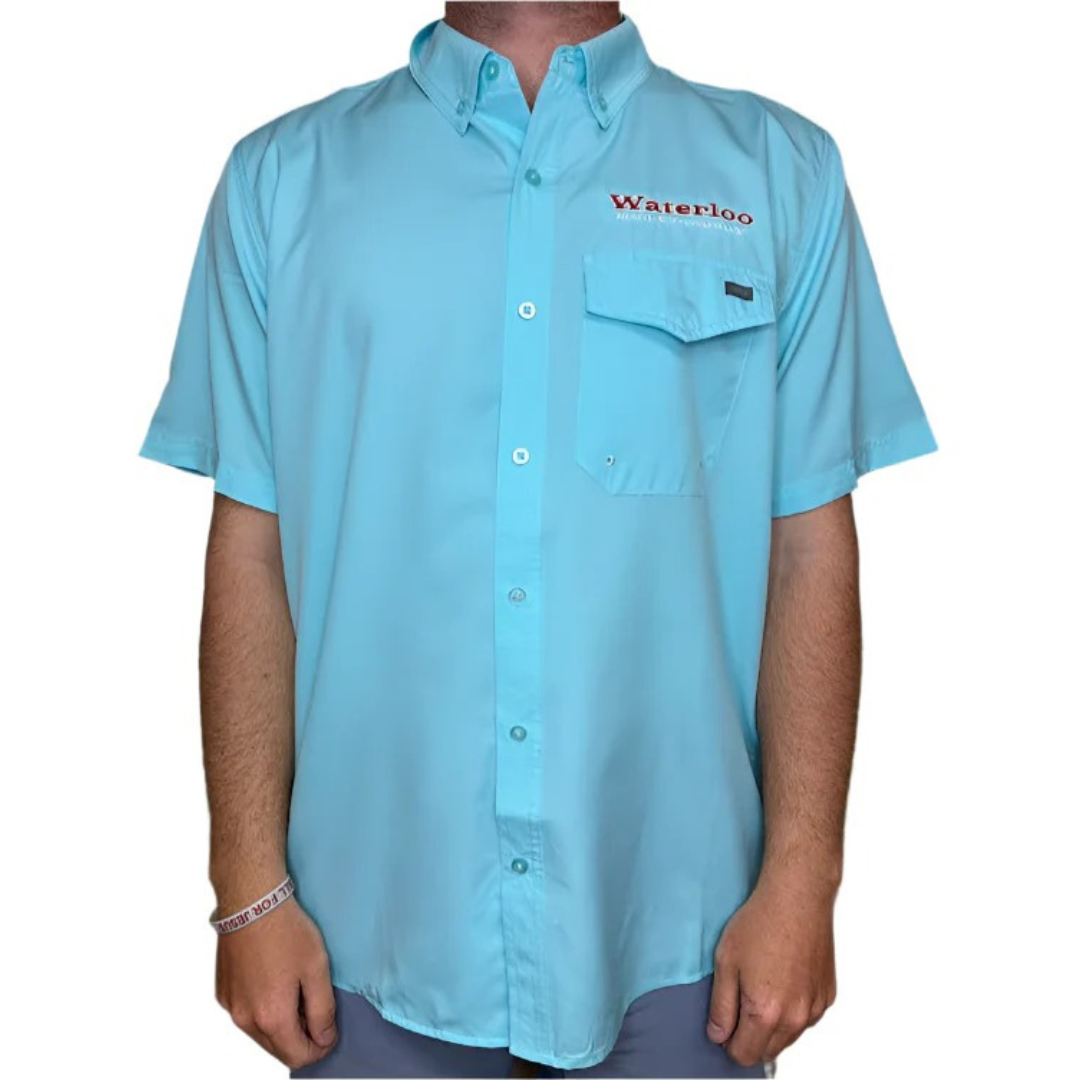 Aftco Palomar Short Sleeve Vented Fishing Shirt - OG Waterloo Logo