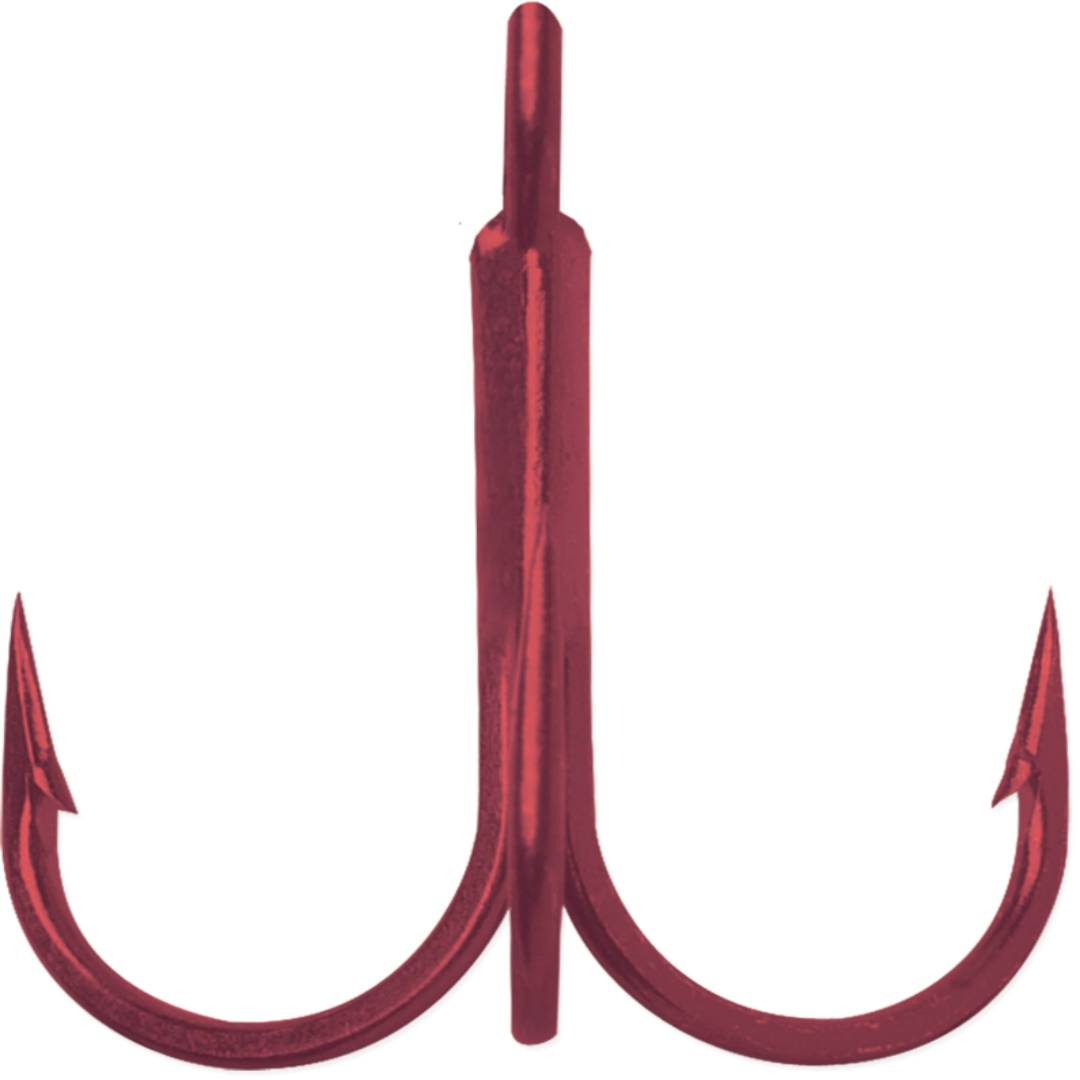 VMC 5580 Inline Treble Hook - Red