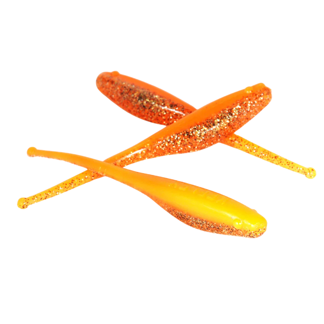 ball tail fishing lures Kwigglers Ball Tail Shad 7pk Naked Margarita