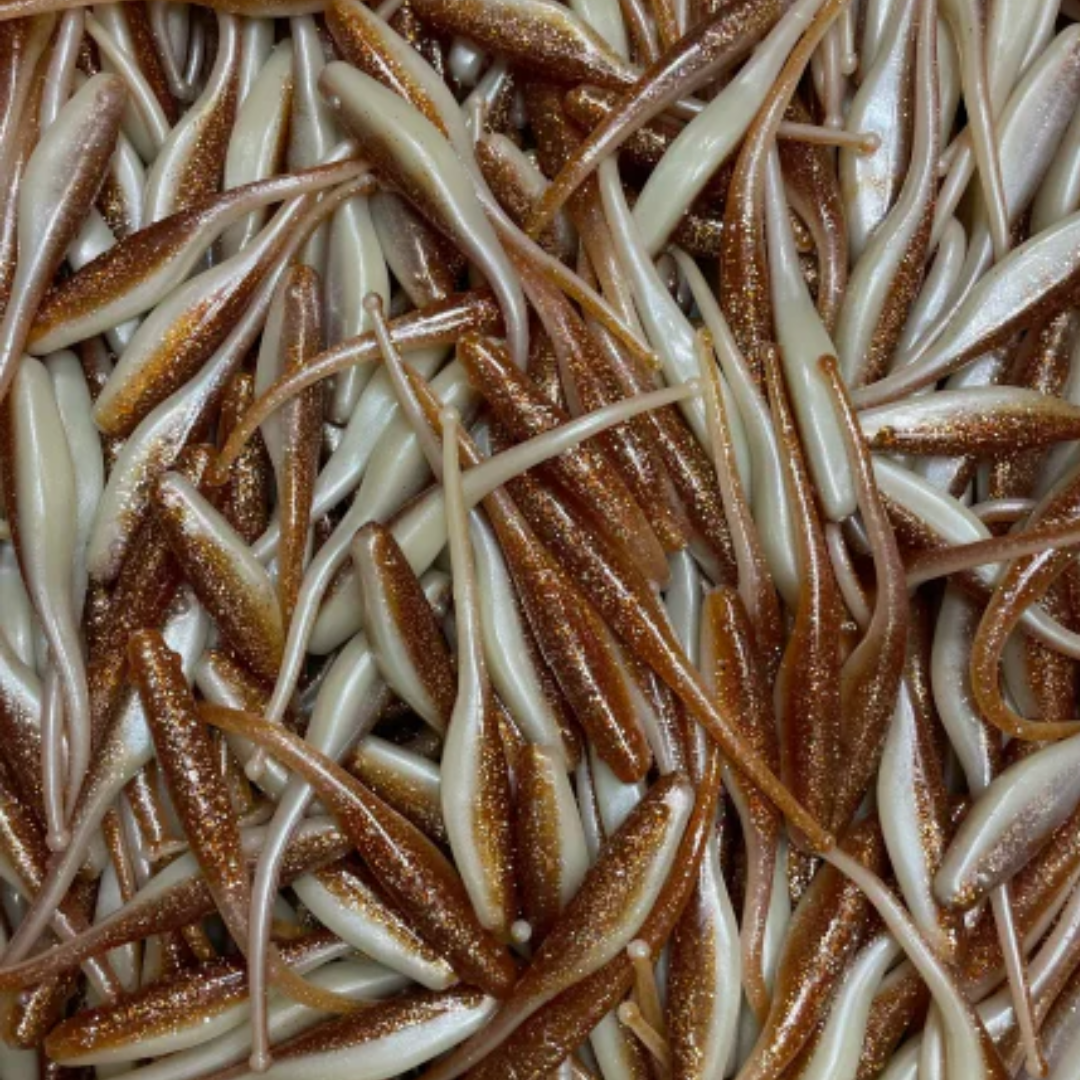 KWIGGLERS Ball Tail Shad 7 Pack (Multiple Colors)