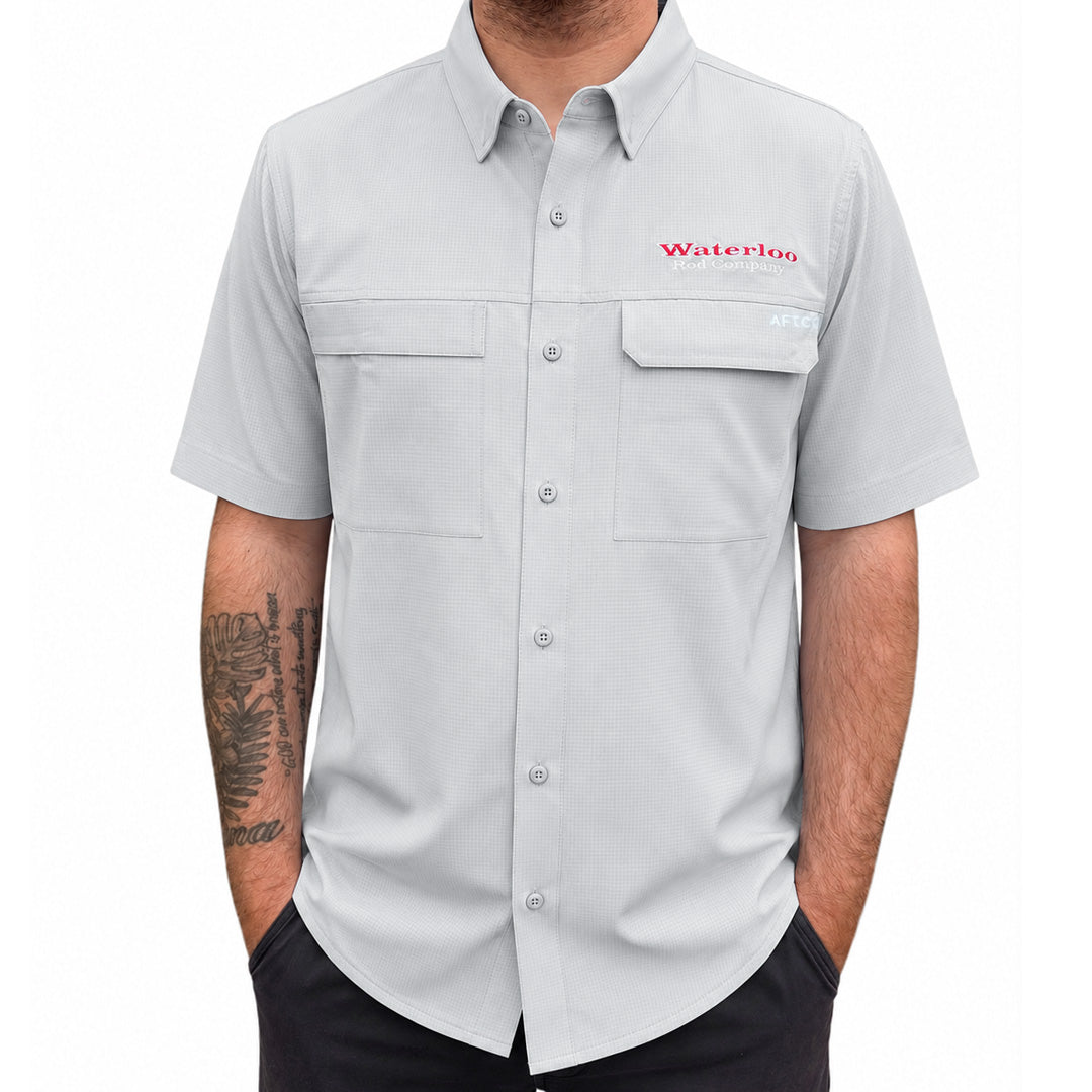 Aftco Air-O Mesh Short Sleeve Button Down Shirt