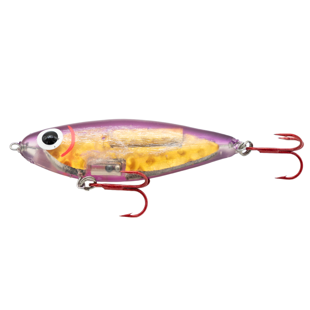 corkies fishing lures Custom Corky Shallow Diver Soft Dine XL Plum Nasty