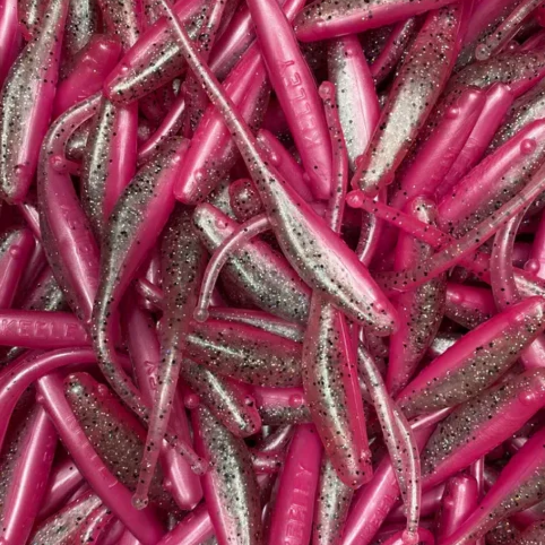 KWIGGLERS Ball Tail Shad 7 Pack (Multiple Colors)