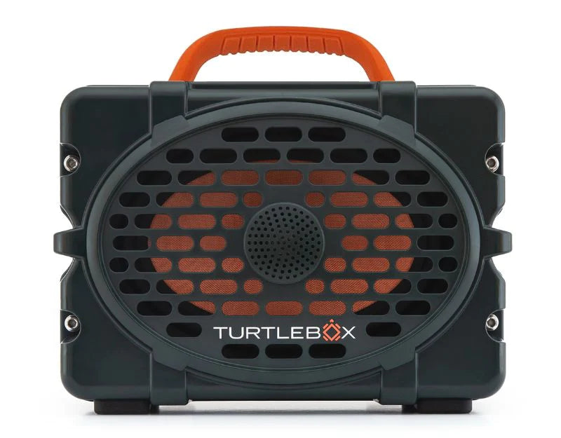Turtlebox Gen 2 - Green with Blaze Orange Handle