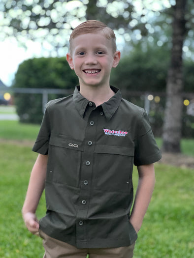 GameGuard Youth Microfiber Short Sleeve Shirt - Agave
