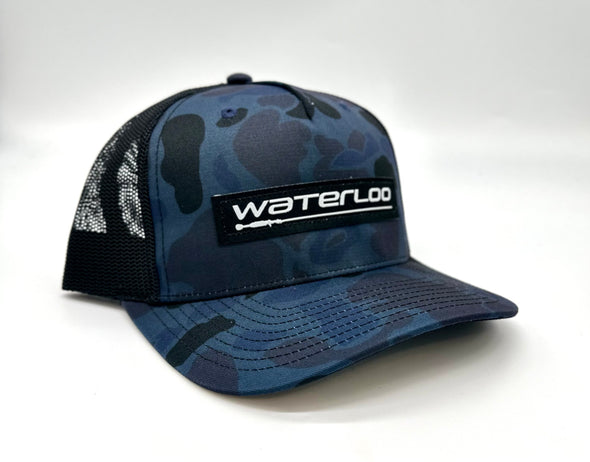 Waterloo Admiral Duck Camo and Black Cap - Performance Patch