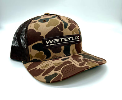 Waterloo Bark Duck Camo and Brown Cap - Performance Patch