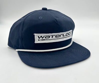 Waterloo Navy with White Rope Cap - Performance Patch