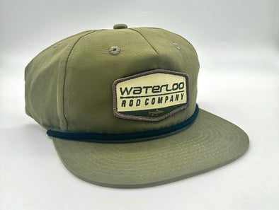 Waterloo Loden with Black Rope Cap - Loden Badge Patch
