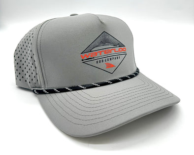 Waterloo Grey with Black Rope Cap - Diamond Logo