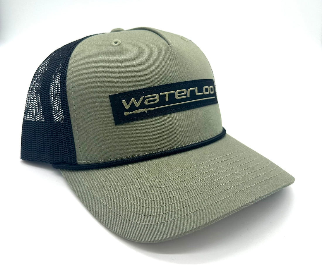 Waterloo Loden and Black Rope Cap - Performance Patch – Waterloo Rods