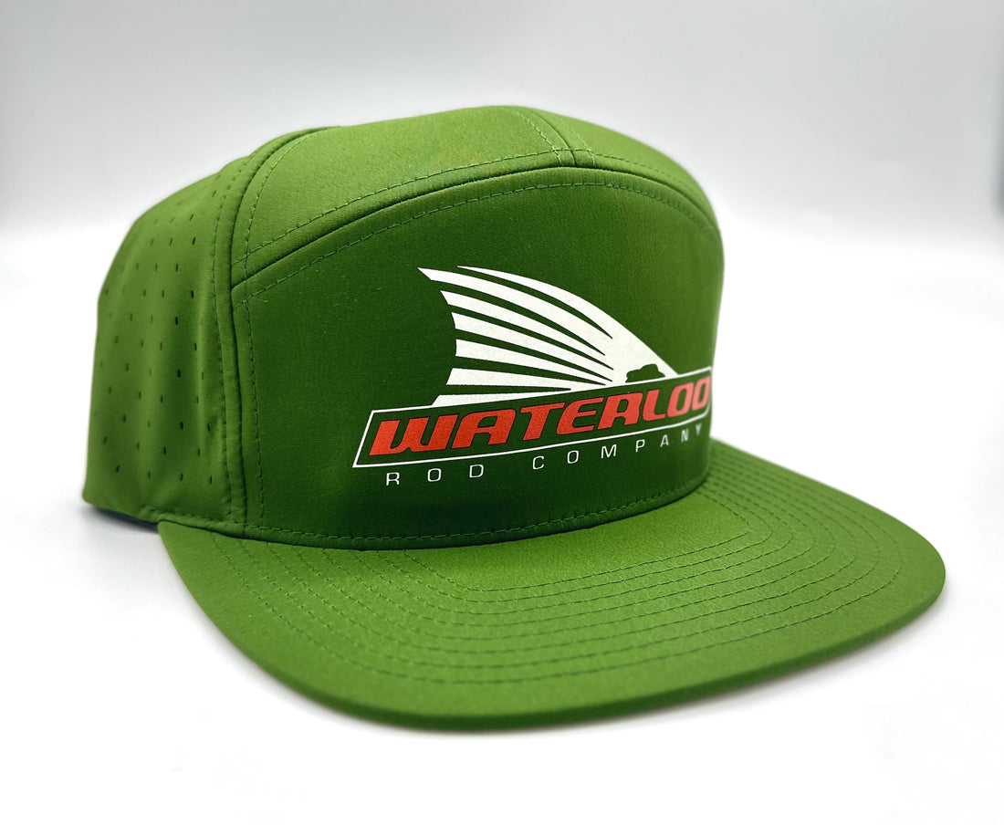 Waterloo Basil Green Cap - Tails Up Logo