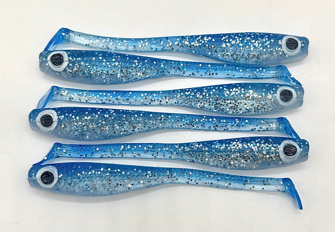 Backwater Lures - Custom Down South Lure Super Model Blue Ice