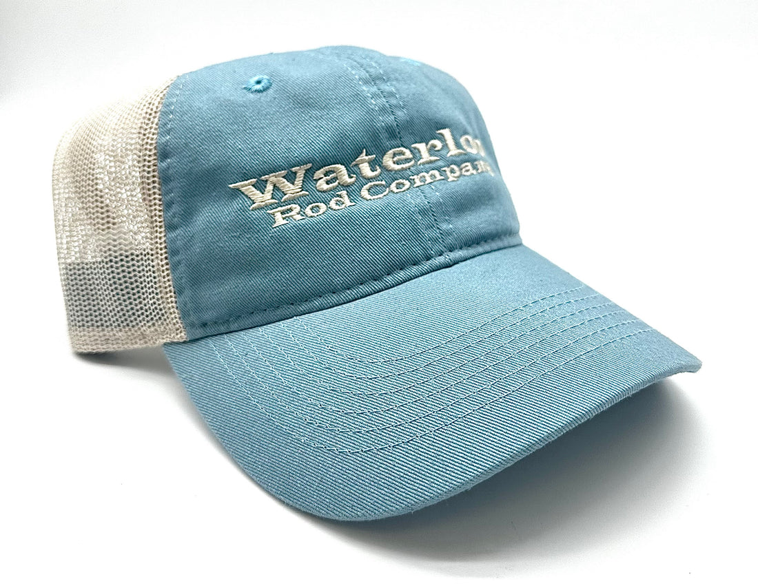 Waterloo Light Sage and Putty Unstructured Cap - Original Waterloo Logo
