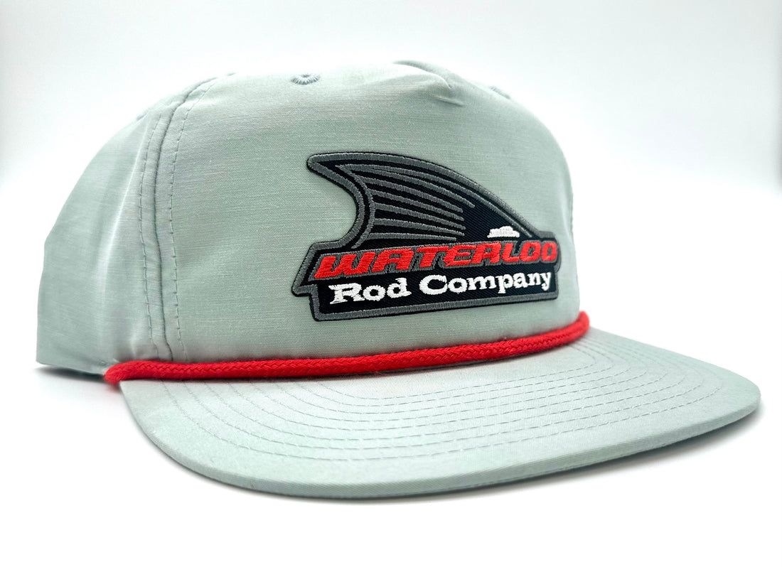 Waterloo Seafoam and Red Rope Cap - Red Tails Up