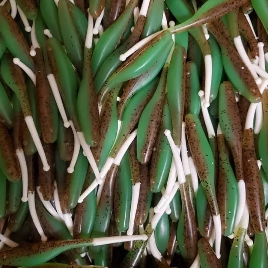 KWIGGLERS Ball Tail Shad 7 Pack (Multiple Colors)