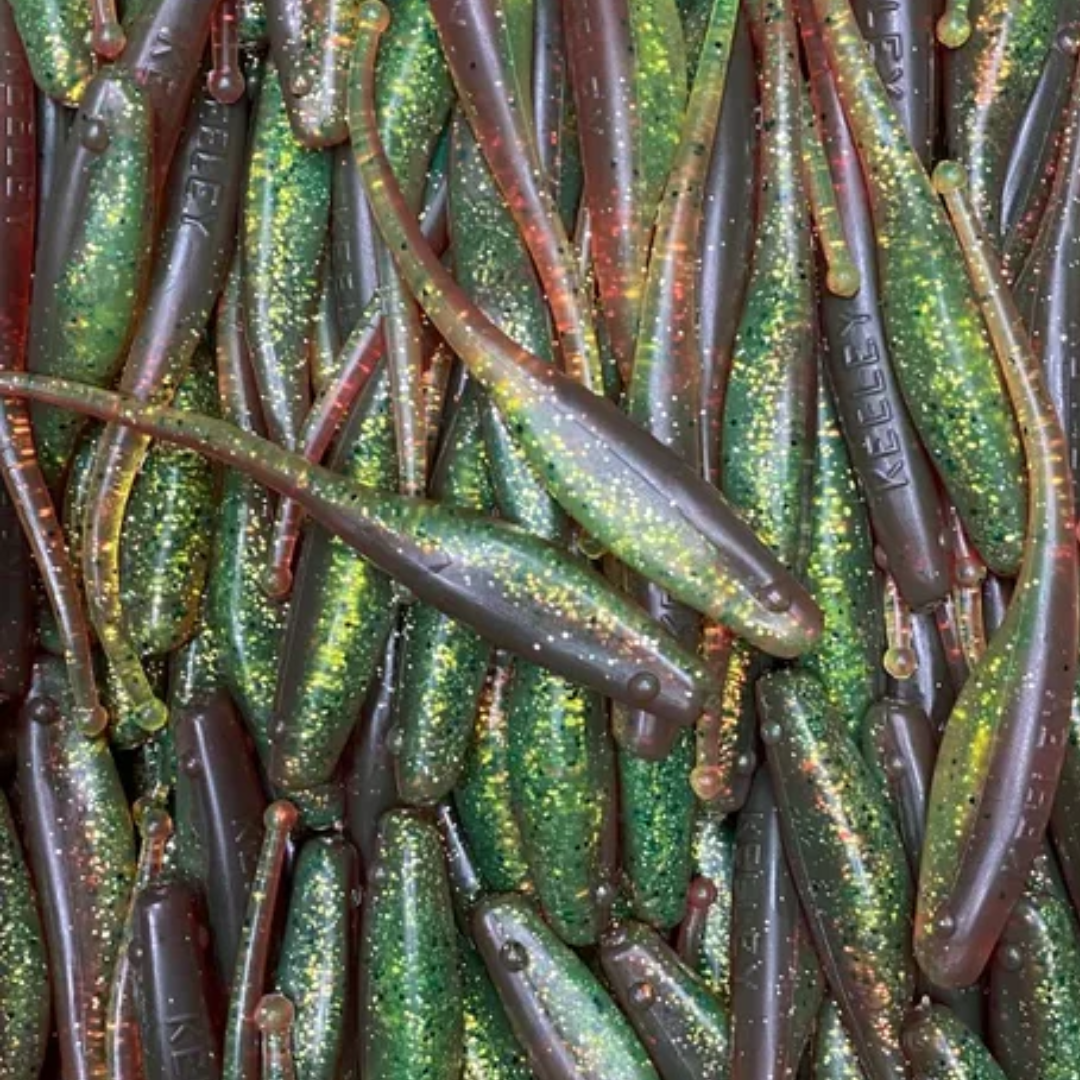 KWIGGLERS Ball Tail Shad 7 Pack (Multiple Colors)