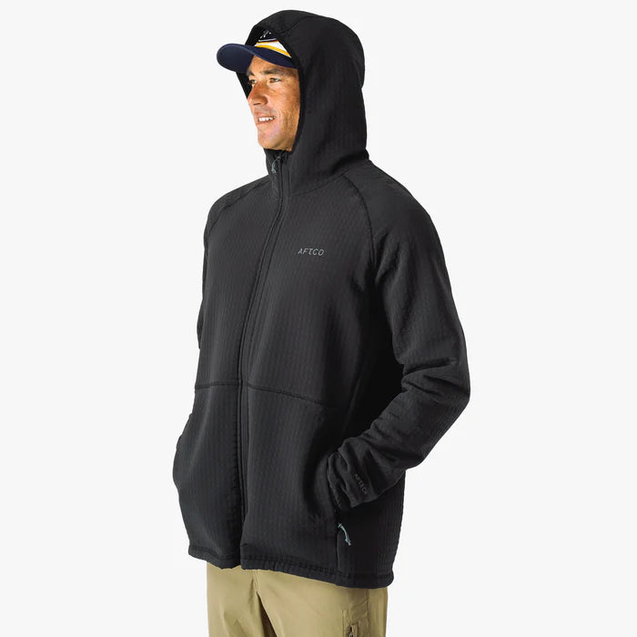 Aftco ArmorLoft Full Zip Hooded Sweatshirt - Black