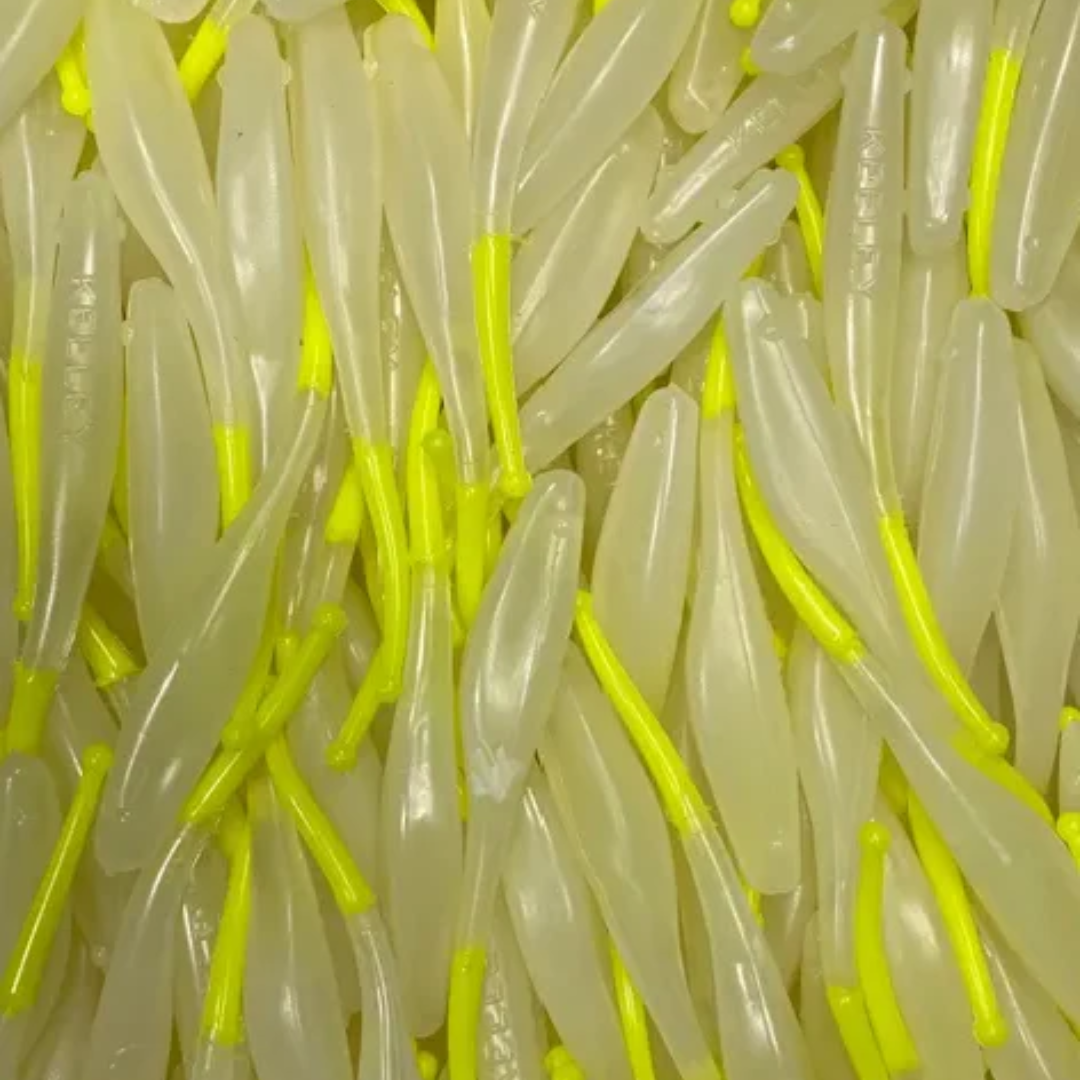 KWIGGLERS Ball Tail Shad 7 Pack (Multiple Colors)