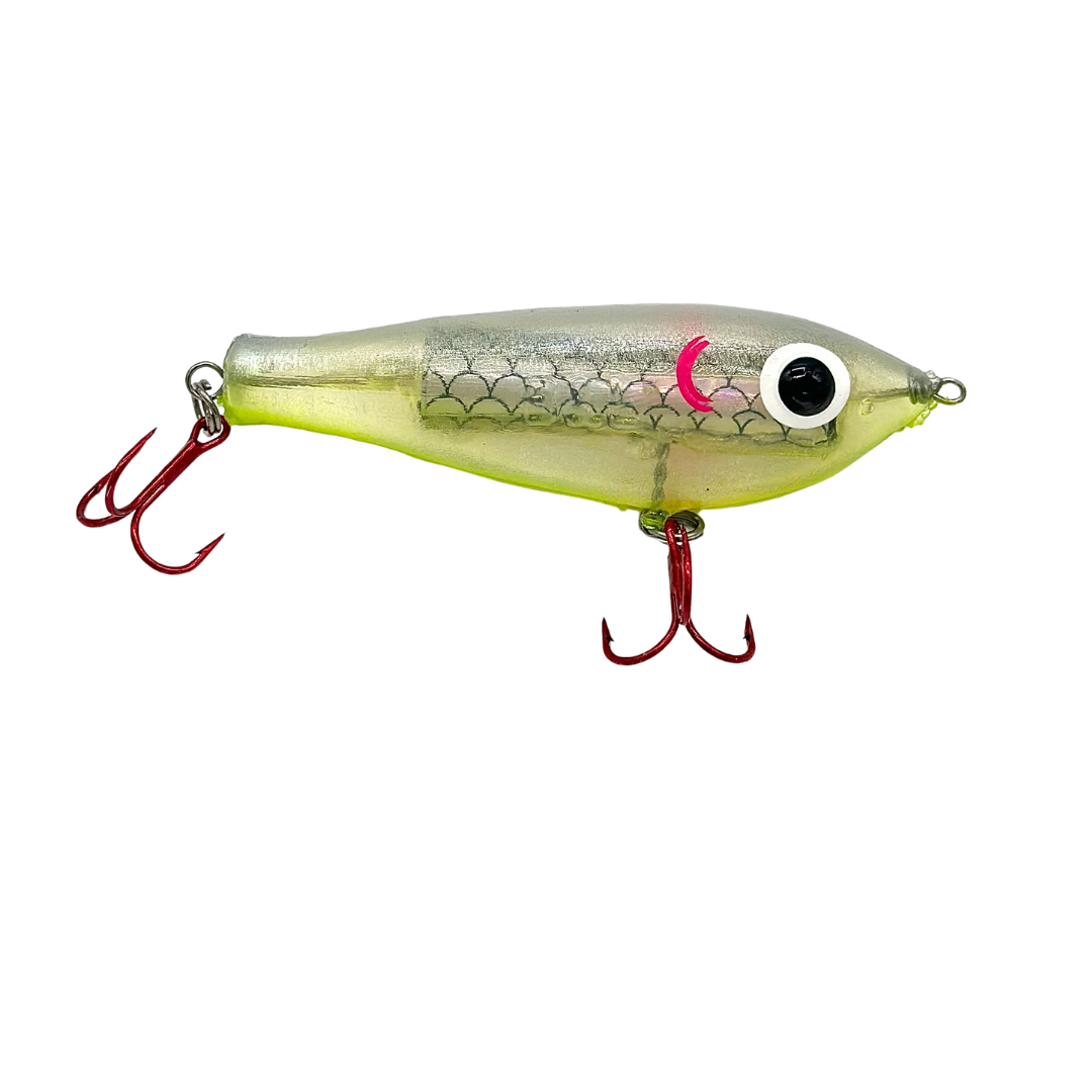 fishing a corky lure Custom Corky Fatboy Floater Bone Silver