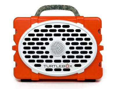 TurtleBox Gen 2 - Orange& White with Camo Handle
