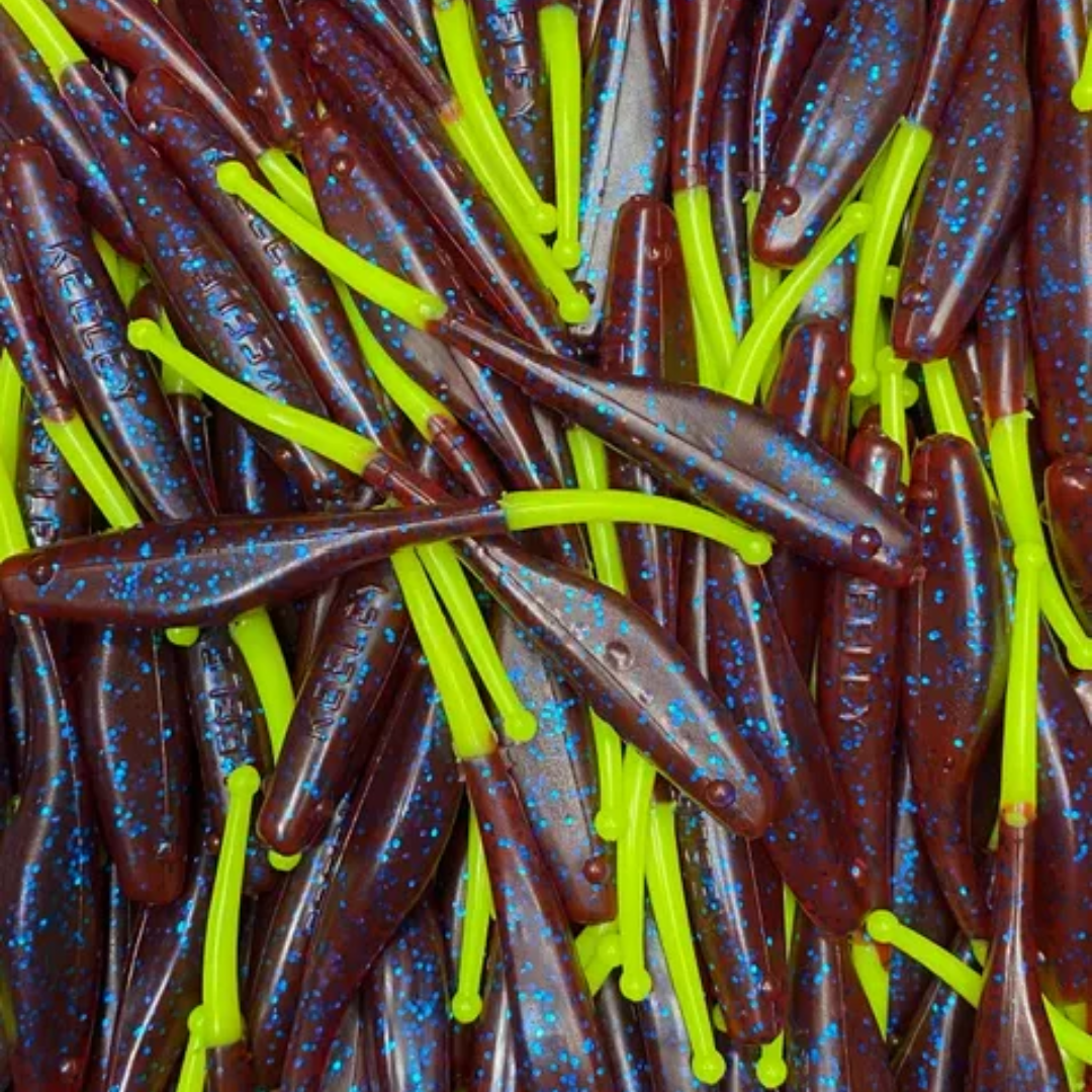 KWIGGLERS Ball Tail Shad 7 Pack (Multiple Colors)