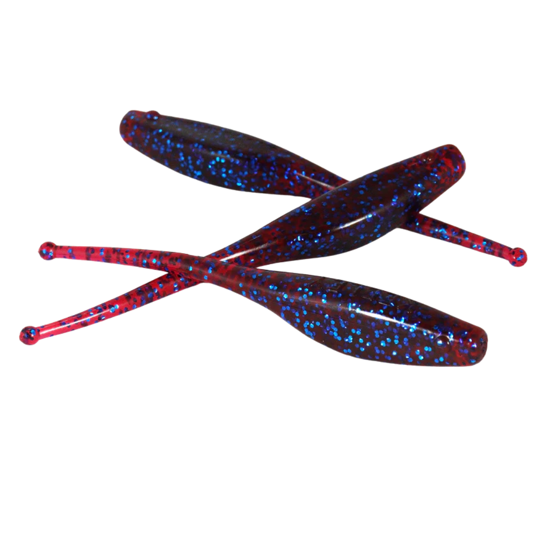 KWIGGLERS Ball Tail Shad 7 Pack (Multiple Colors)