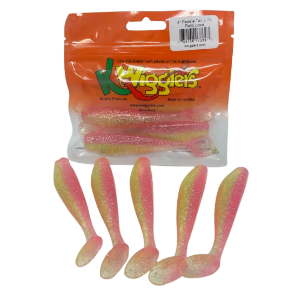 KWigglers 4"  Paddle Tail
