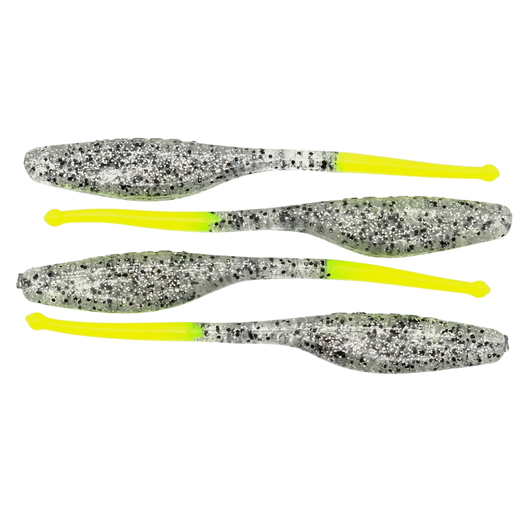 KWIGGLERS Ball Tail Shad 7 Pack (Multiple Colors)