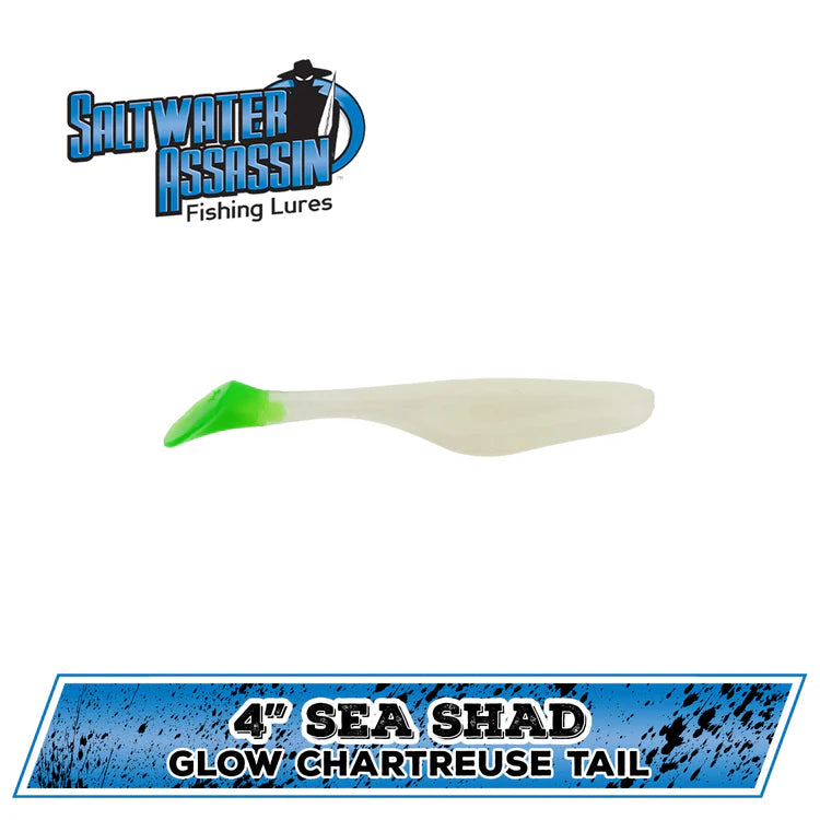 Bass Assassin Sea Shad - Multiple Colors and SIze