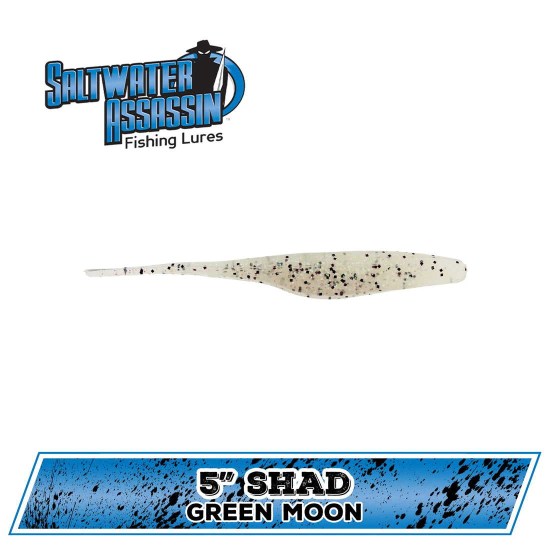 Bass Assassin Saltwater Shad- 5" 8 CT
