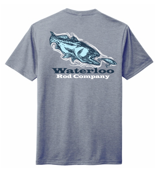 Waterloo Flint Blue Heather Short Sleeve T-shirt - Dine Time