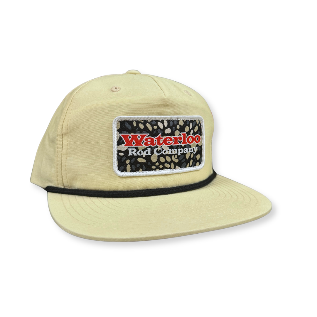 Waterloo Cream and Black Rope Cap  - Speckled OG Patch