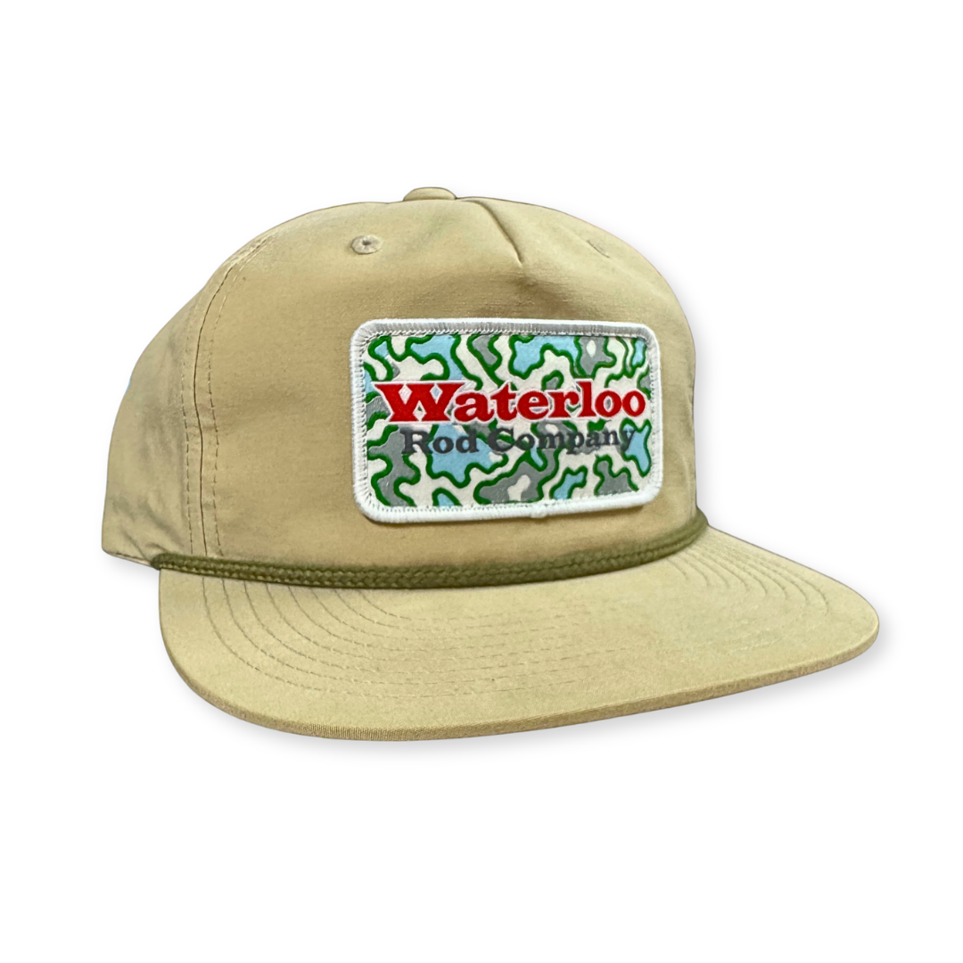 Waterloo Sand Dune and Olive Rope Cap  - Blue Camo OG Patch