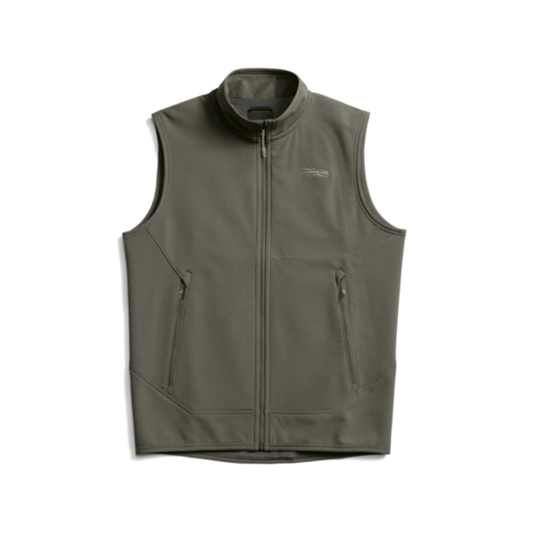 Sitka Alpha Fleece Vest - Bark Brown