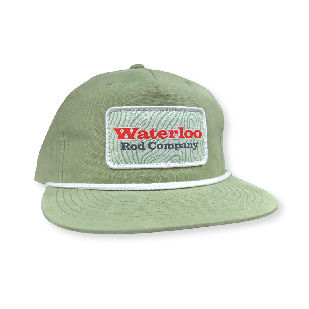 Waterloo Sage and White Rope Cap - Topo OG Patch