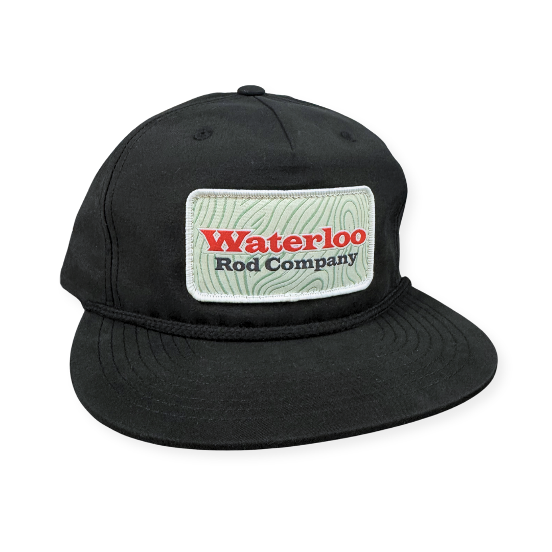 Waterloo Black Rope Cap - Topo OG Patch