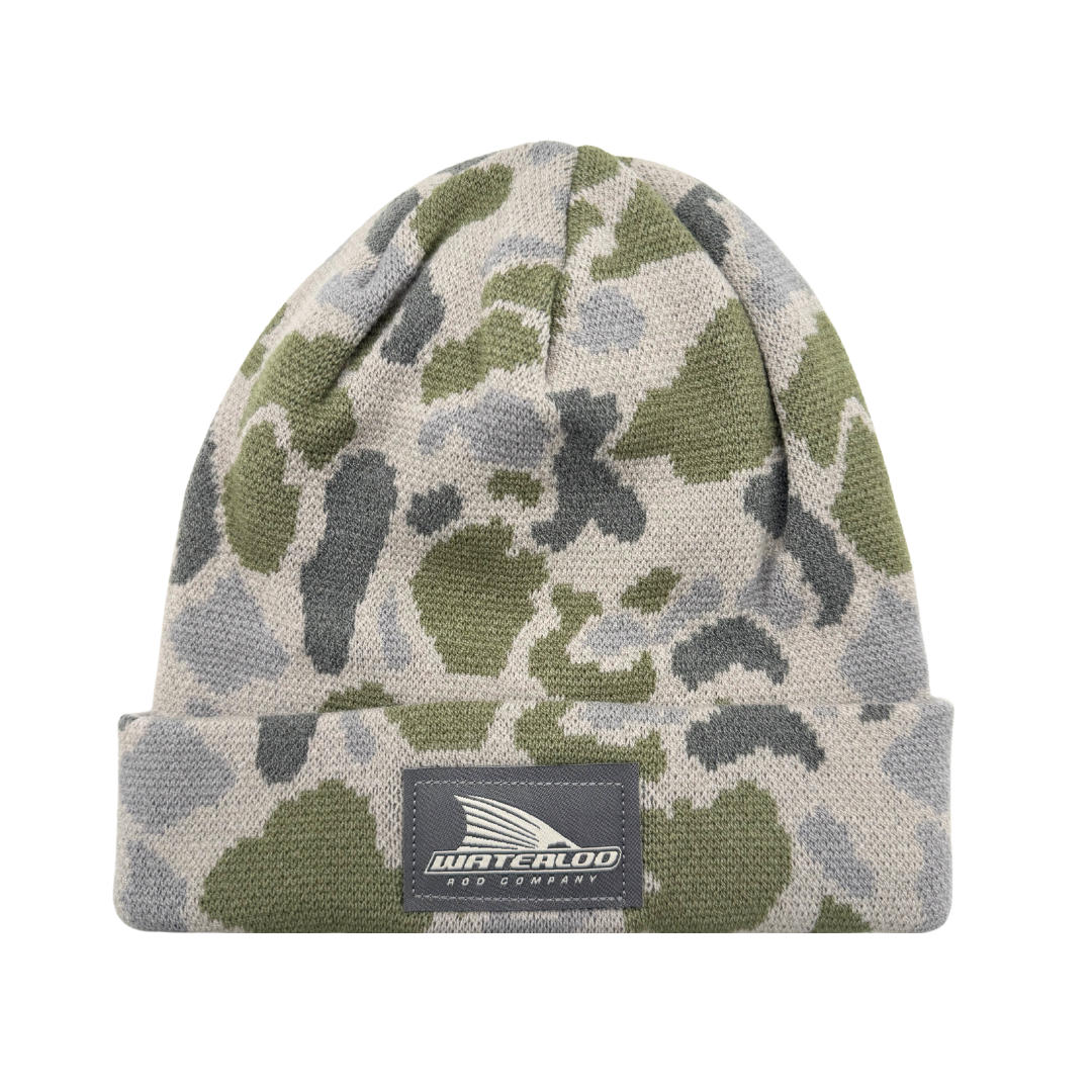Waterloo Marsh Duck Camo Beanie - Tails Up