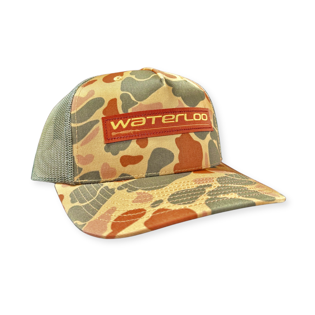 Waterloo Sienna Duck Camo and Loden Cap - Performance Patch